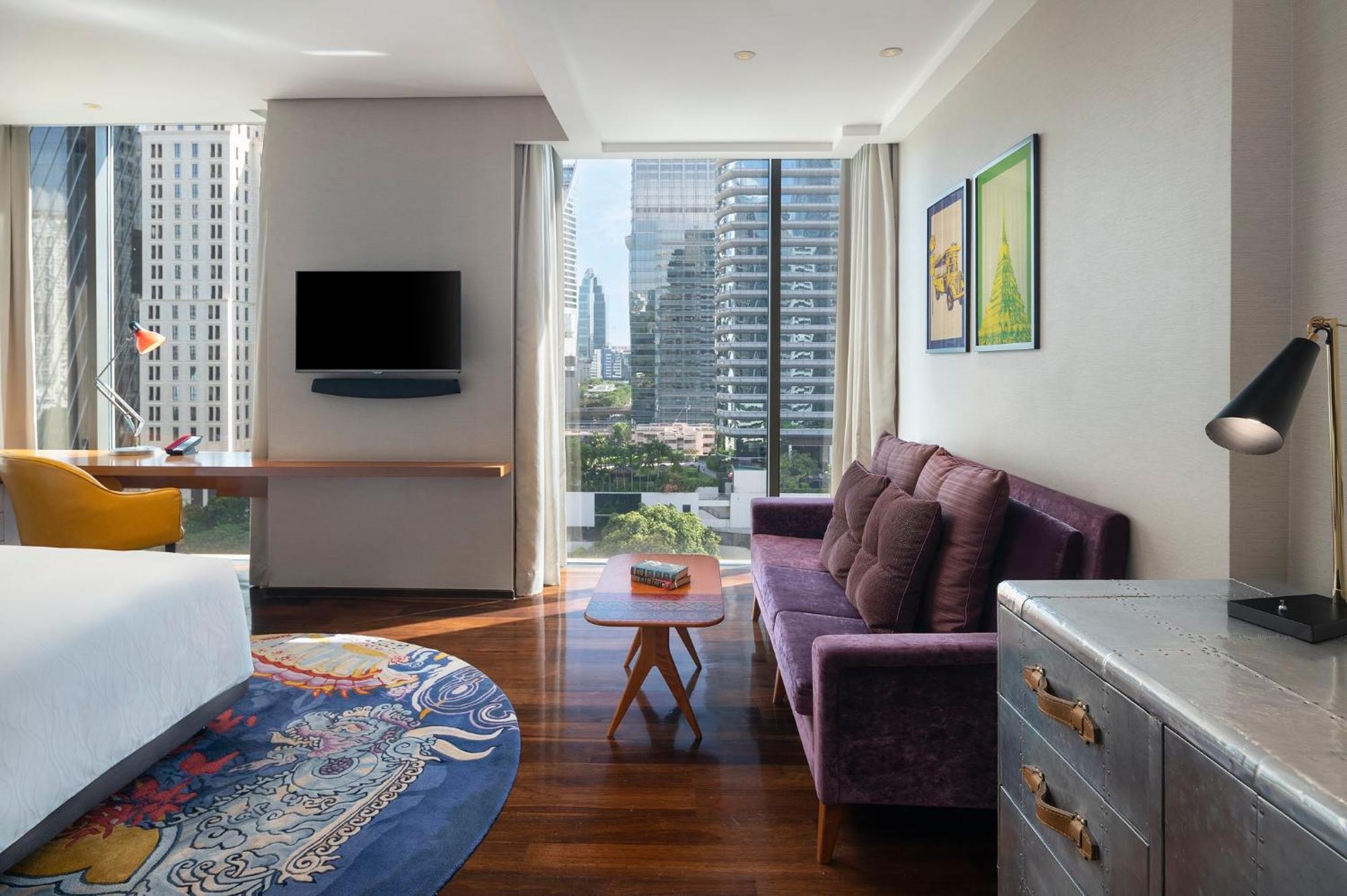 Hotel Indigo Bangkok Wireless Road By Ihg Exterior foto A suite at the hotel