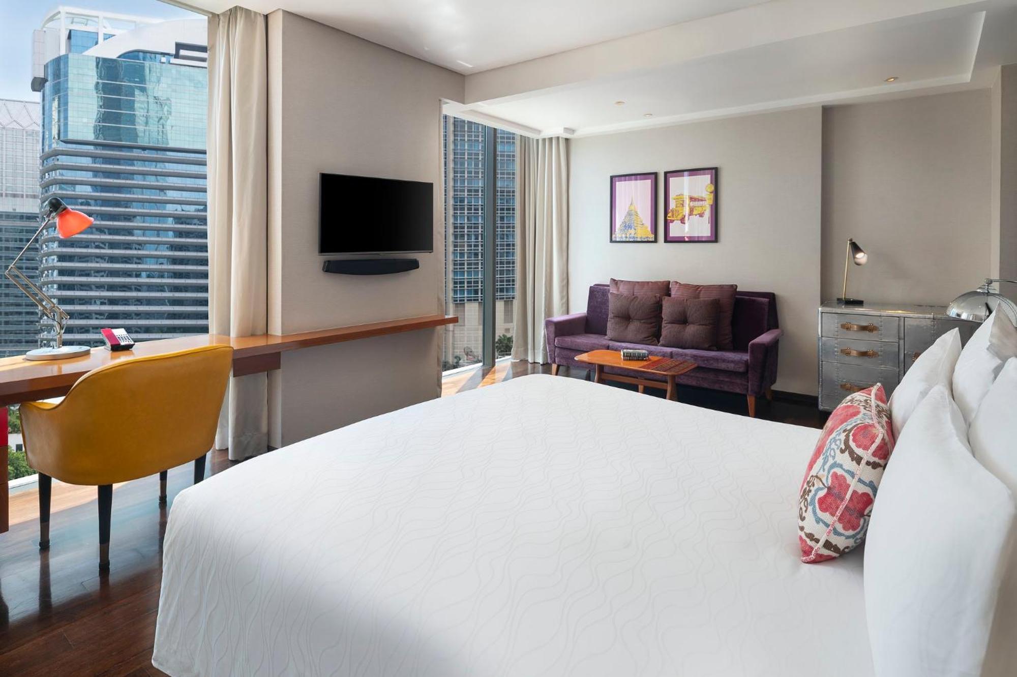 Hotel Indigo Bangkok Wireless Road By Ihg Exterior foto A room at the hotel